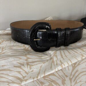 Saks Fifth Avenue genuine alligator belt